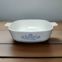 VTG Corning Ware Blue Cornflower 1 Qt. Casserole Dish Pan Bowl P-1-B Mad... - $11.87