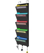 Weekly Over the Door File Organizer Hanging File Folders Wall Organizer ... - $32.77