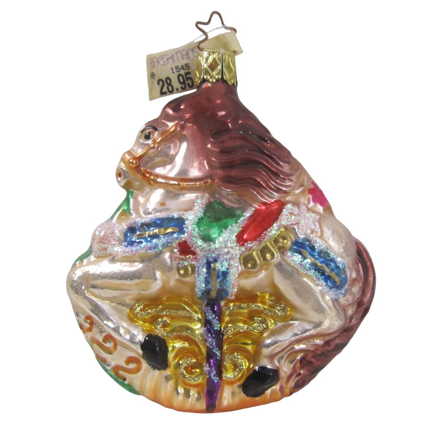 Inge Glas Carousel Horse Blown Mercury Glass and 17 similar items