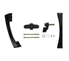 Pella Black Right Exterior &amp; Black Left Interior Sliding Patio Door Hand... - $319.95