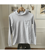 Vineyard Vines Grey Pullover Pocket Hoodie Whale Tshirt Weight S - $25.23 CAD