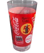 Coke Coca-Cola 20oz Plastic Drink Drinking Cup Red/White-Brand New-SHIPS... - $305.30 MXN