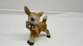Vintage Mid Century Ceramic Deer Figurine - $9.85