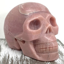 Rare Pink Opal Crystal Skull Hand carved Master Skull Divine Love Energy - $449.00