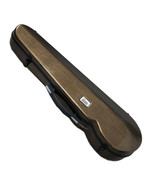 PAITITI Triangular Violin Shaped Full Size Super Brown Fiber Glass Case - $176.57 CAD