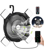 AGPTEK Camping Fan - 8000mAh Rechargeable Outdoor Battery Tent Fans for ... - $2,530.95 MXN