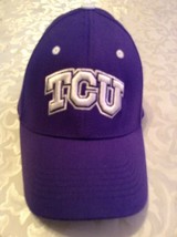 NCAA TCU horned frog hat baseball cap Size one fit Top of the World - £13.58 GBP