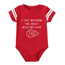 I Love Watching The Chiefs Onesie Baby Outfit - $20.00+