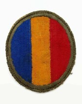 Vintage WW2 US Army Replacement & School Command Shoulder Military Patch No Glow - $8.73