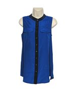 Pre-loved Partner

J Crew Tipped Draped Tank Blouse Size 2 Blue Black Bu... - $22.87