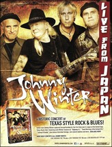Johnny Winter Band Live From Japan original 2012 advertisement 8 x 11 ad... - $4.23