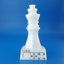Chess Teacher Replacement White King Game Piece Part Cardinal 1992 - £3.55 GBP