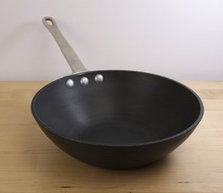 Commercial Aluminum Anodized WOK G175HC Skillet Fry Pan Pot 8.5&quot; Flat Bo... - $28.66