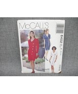 McCall&#39;s 6402 Misses Dress Pattern Sizes 8 10 12 Button Front Short Long... - £5.95 GBP