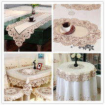 Flowers Embroidered Table Runner Table Cover Polyester Mats Wedding Party Decor - £5.55 GBP+