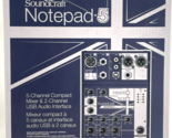Soundcraft - SCR-5085980US-01 - Notepad-5 Small Format Analog Mixer - $159.95