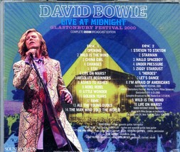 David Bowie - Live At Midnight ( 2 CD SET )( Glastonbury Festival 2000 Complete  - £24.28 GBP