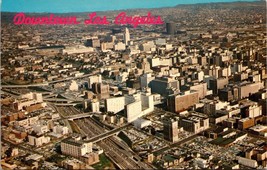 Vintage Downtown Los Angeles California Postcard Posted - £7.81 GBP