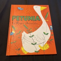 Vintage Childrens Book 1950 Petunia By Roger Duvoisin Alfred A. Knopf, Inc. - £7.04 GBP