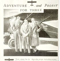1930 Curtiss Robin Aviation Advertisement Planes Travel Business Pleasur... - €17,28 EUR