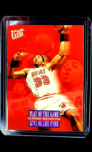 1996 1996-97 Fleer Ultra Play of the Game #295 Alonzo Mourning HOF Miami Heat - £2.25 GBP