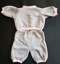 Vintage 1983 CPK Lil Jogger Kitty Jogging Suit Grey and Pale Pink Trim SS 6R - £54.29 GBP