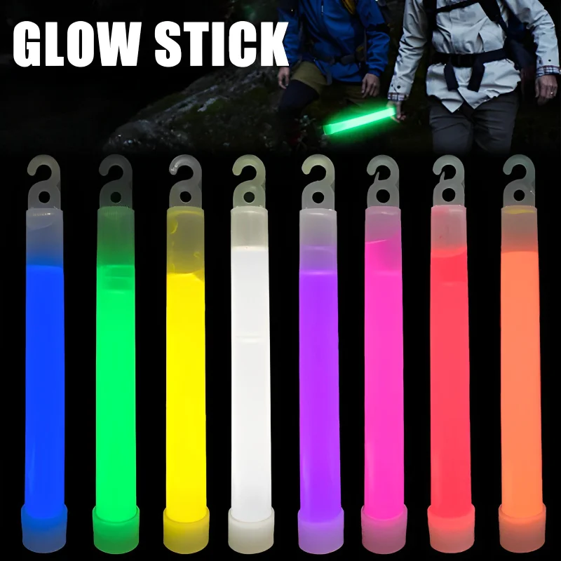 6 Inch Survival Kit Military Glow Light Sticks Walking and Hiking Camping SOS - £9.52 GBP