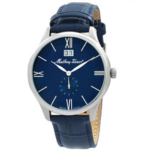 Mathey Tissot Men&#39;s Edmond Blue Dial Watch - H1886QABU - £162.27 GBP