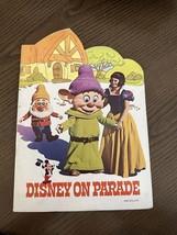 Vintage Walt Disney Disneyland 1970 Disney On Parade souvenir book - $13.86