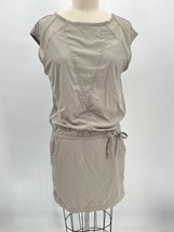 Indygena Laco Drop Waist Dress Sz S Light Gray Sleeveless Athleisure - $39.20