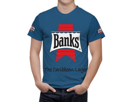 Banks Beer Blue T-Shirt, High Quality, Gift Beer Shirt - £25.15 GBP