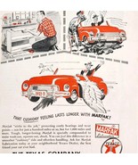 1948 Texaco Gasoline &amp; Oil Company Advertisement Marfak Chasses Lube E2H1 - $40.83 CAD