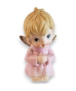Vintage Porcelain Praying Angel 4&quot; - Made in Taiwan Kitchy Collectible F... - $190.06 MXN