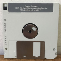 Vtg Hayes Smartcom II Communications Program for Macintosh Floppy Disk - $1,000.00