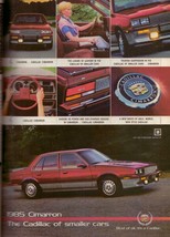 1985 Cadillac Cimarron Car Automobile Sexy Blonde Vintage Print Ad 1980s - £4.81 GBP