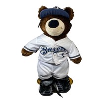 Build A Bear Milwaukee Brewers Baseball Outfit With Stand - £19.79 GBP