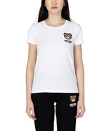 Moschino Underwear Women T-Shirt White Designer Logo Fashion Top 2025 Co... - €115,96 EUR