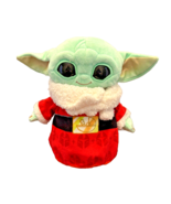 Plush Star Wars Mandalorian Grogu Baby Yoda 9 Inch Holiday Christmas Swe... - £9.06 GBP