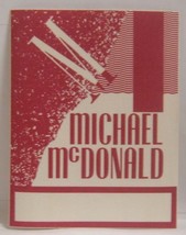 DOOBIE BROTHERS / MICHAEL McDONALD - ORIGINAL CLOTH CONCERT TOUR BACKSTA... - $10.00