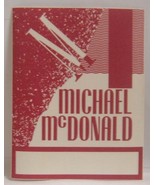 DOOBIE BROTHERS / MICHAEL McDONALD - ORIGINAL CLOTH CONCERT TOUR BACKSTA... - $187.91 MXN