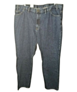 Full Blue Regular Fit Straight Leg Jeans 100% Cotton Med Wash Men&#39;s 44x32 - £15.59 GBP