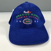 Vintage University of Florida Dad Hat 2002 Orange Bowl Blue Adjustable Strap - $21.25