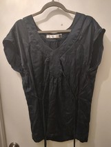 Old Navy Black V Neck Women&#39;s Short Sleeve Top XXL - £6.29 GBP