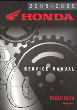 An item in the Everything Else category: Manuale Di Servizio HONDA TRX250TE/TM RECON 2005 2006 2007 2008 2009 61HM854