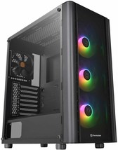 Thermaltake - CA-1Q5-00M1WN-00 - V250 TG ARGB Mid-Tower Computer Case - Black - £119.86 GBP