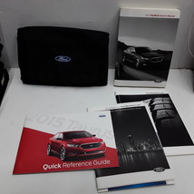 2015 Ford Taurus Owners Manual Handbook Set with Case OEM Z0A1829 - £39.10 GBP