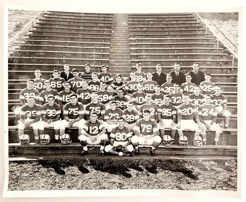 1963 Real Photo New Hampshire West High School Football Team Photograph E88R Item image 2