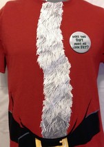 Santa Suit Shirt Costume Size Medium Office Work Party Xmas Nick Novelty Jolly - £19.46 GBP