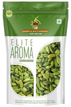 2 X Elite Aroma Whole Cardamom Green Big 8mm Bolt ,  200 GRAMS   ( PACK OF 2 ) - £47.47 GBP