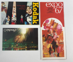 Vintage EXPO 67 1967 WORLD&#39;S FAIR Montreal Canada Lot - £10.05 GBP